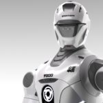 EngineAI T800 humanoid robot standing in demonstration pose, showing articulated limbs and sensors.