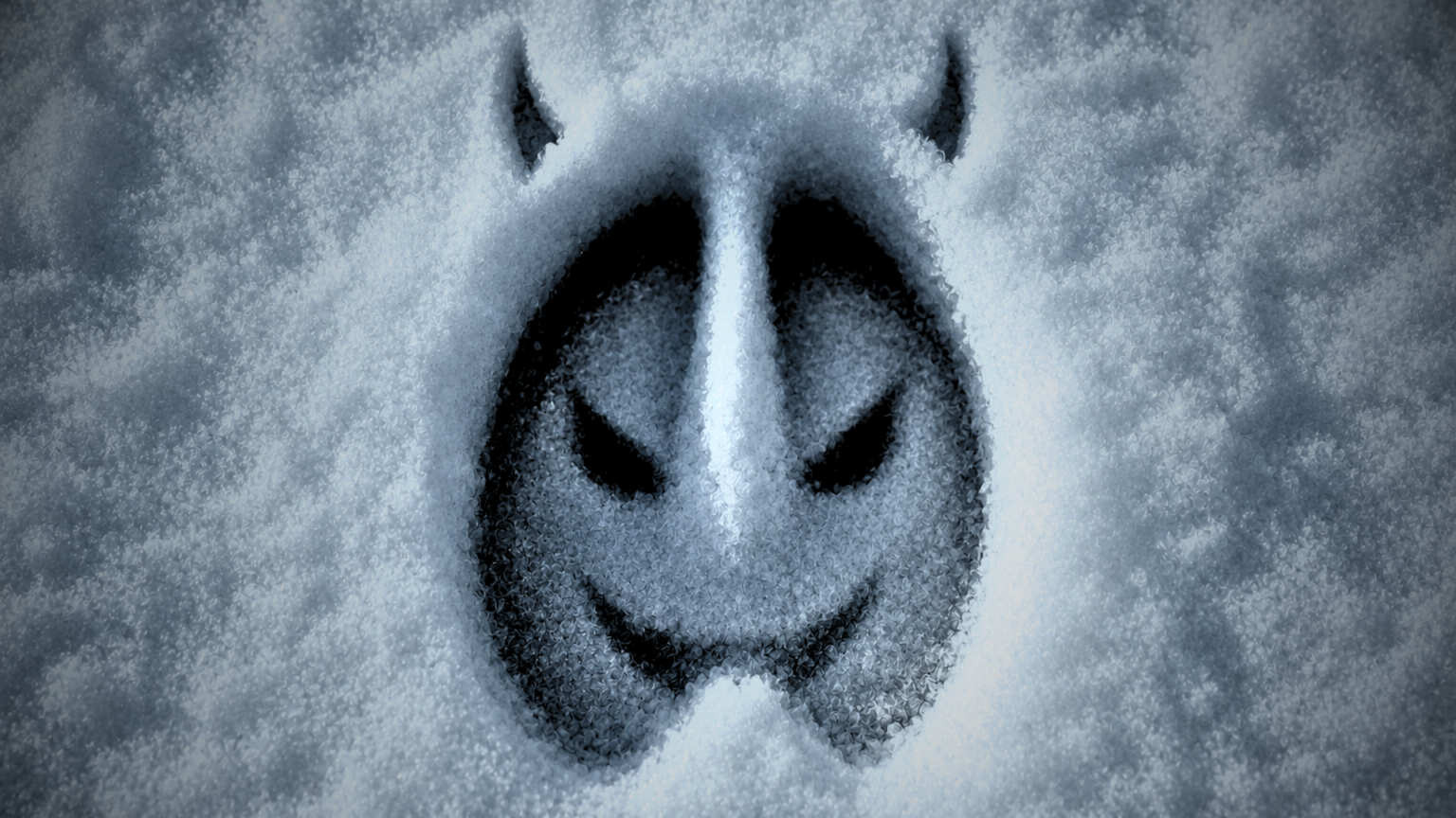 hoof shaped footprints of devil, England Devon 1855