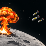 Nuclear bomb on the Moon