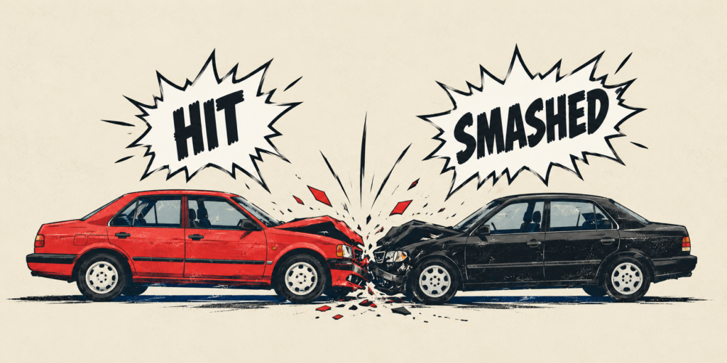 car crash memory experiment hit vs smashed